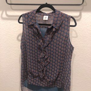 Medium CAbi shirt with ruffle